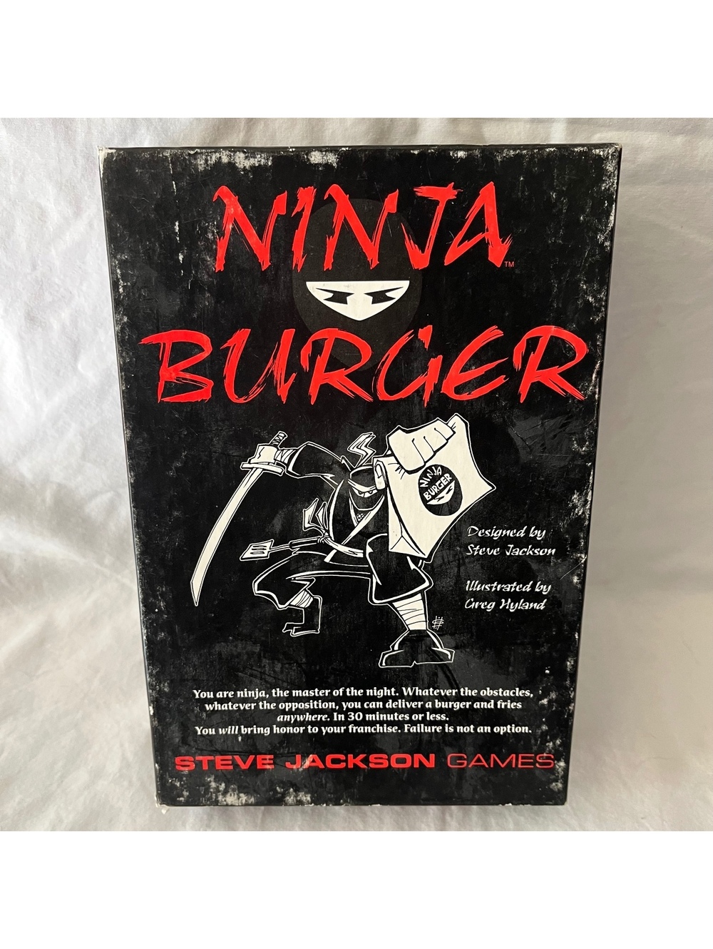 Steve Jackson Games Ninja Burger Card Game 1st Edition 2003 Complete SJG1430